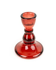 Candlelight Small Candleholder - Red